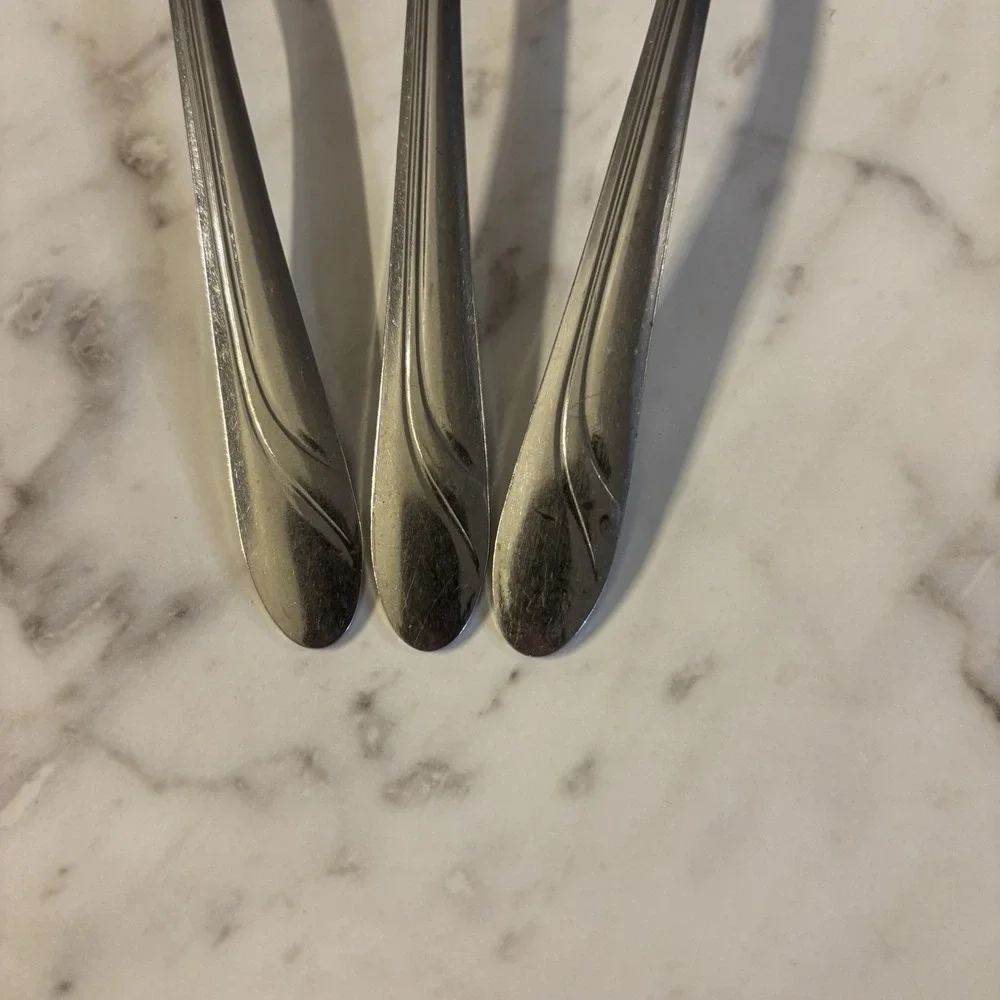 Vintage Set Of 3 Washington Forge‎ WF Stainless FINESSE 5 7/8